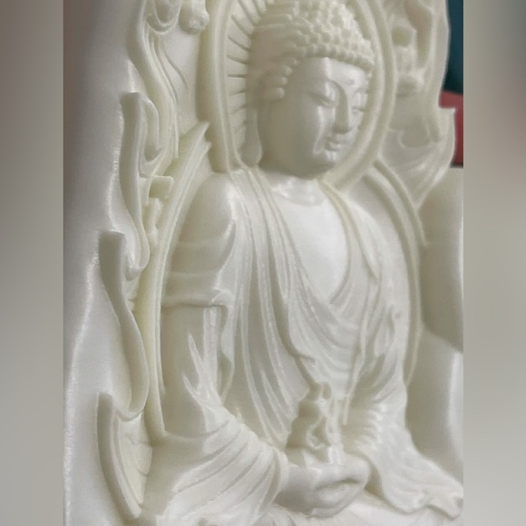 Buddha's hand, shelf wall decoration yoga meditation statue hamsa namaste om - Picture 3 of 5